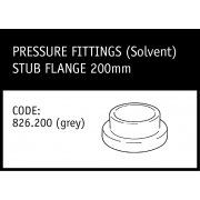 Marley Solvent Stub Flange 200mm - 826.200